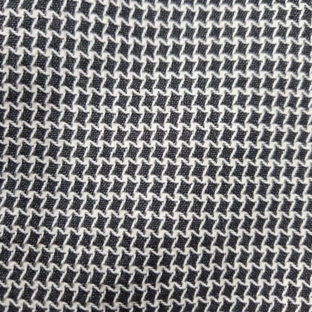 Vintage 90s Mariella Burani Houndstooth Longline Blazer Jacket Italy Made Size 4